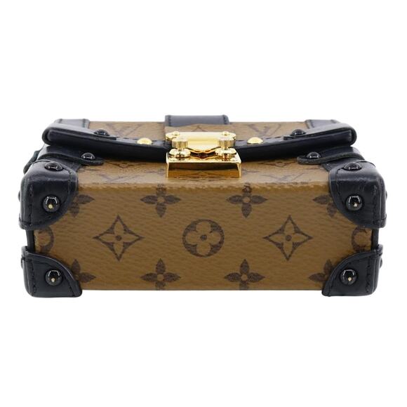 Louis Vuitton Reverse Monogram Trunk Bag Mini Essential Clutch LV VIP gift - Picture 5 of 16